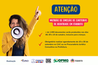 Agendamento presencial para mutirão de emissão de carteiras de identidade em Itabirito começa nesta quarta-feira (10)