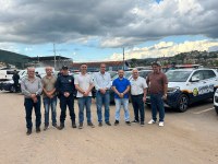 Câmara de Itabirito acompanha entrega de novas viaturas para a Guarda Civil Municipal