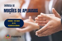 Câmara de Itabirito entregará Moções de Aplausos a cinco homenageados na próxima segunda-feira