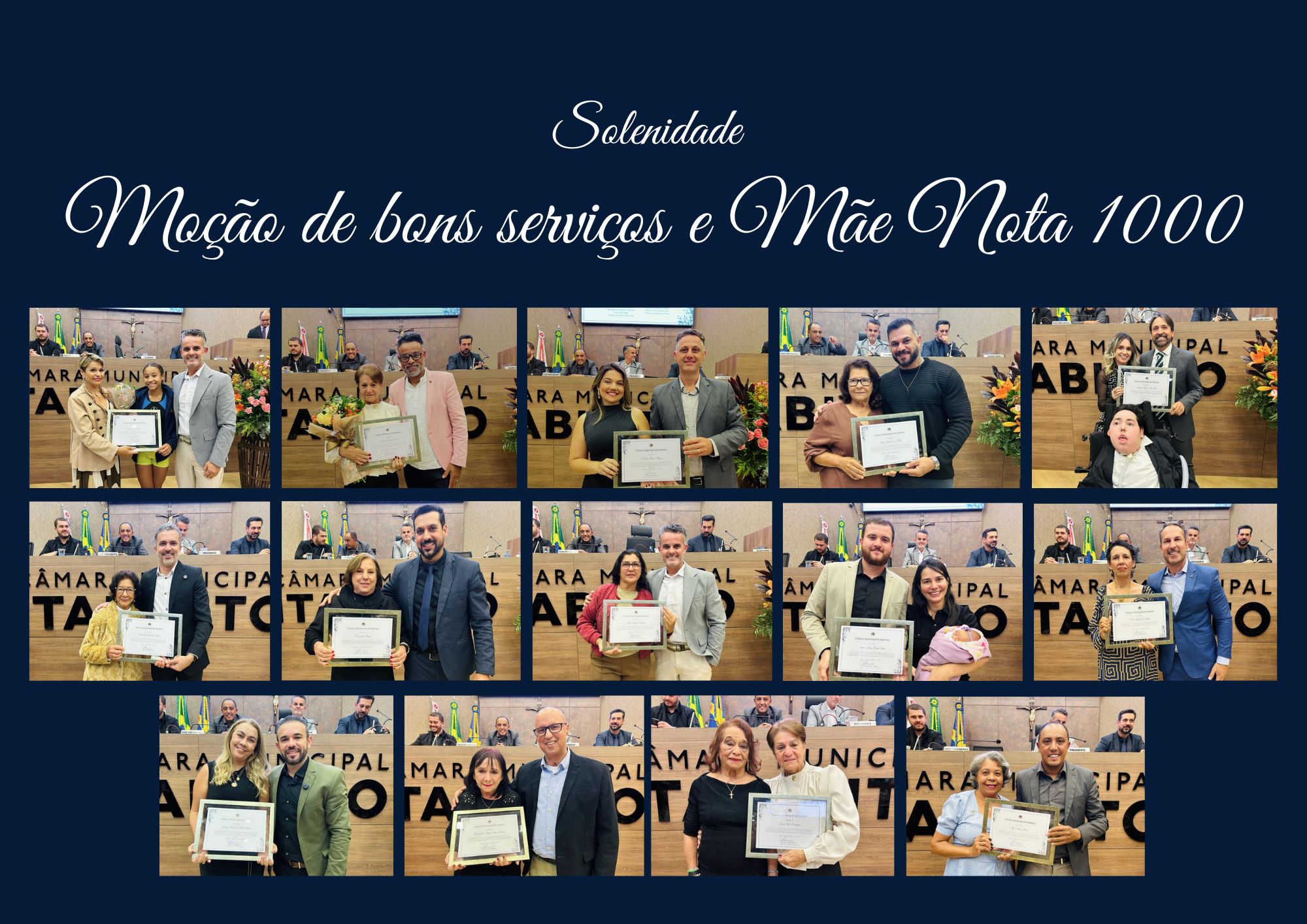 Câmara de Itabirito homenageia mães e servidora pública em Sessão Solene