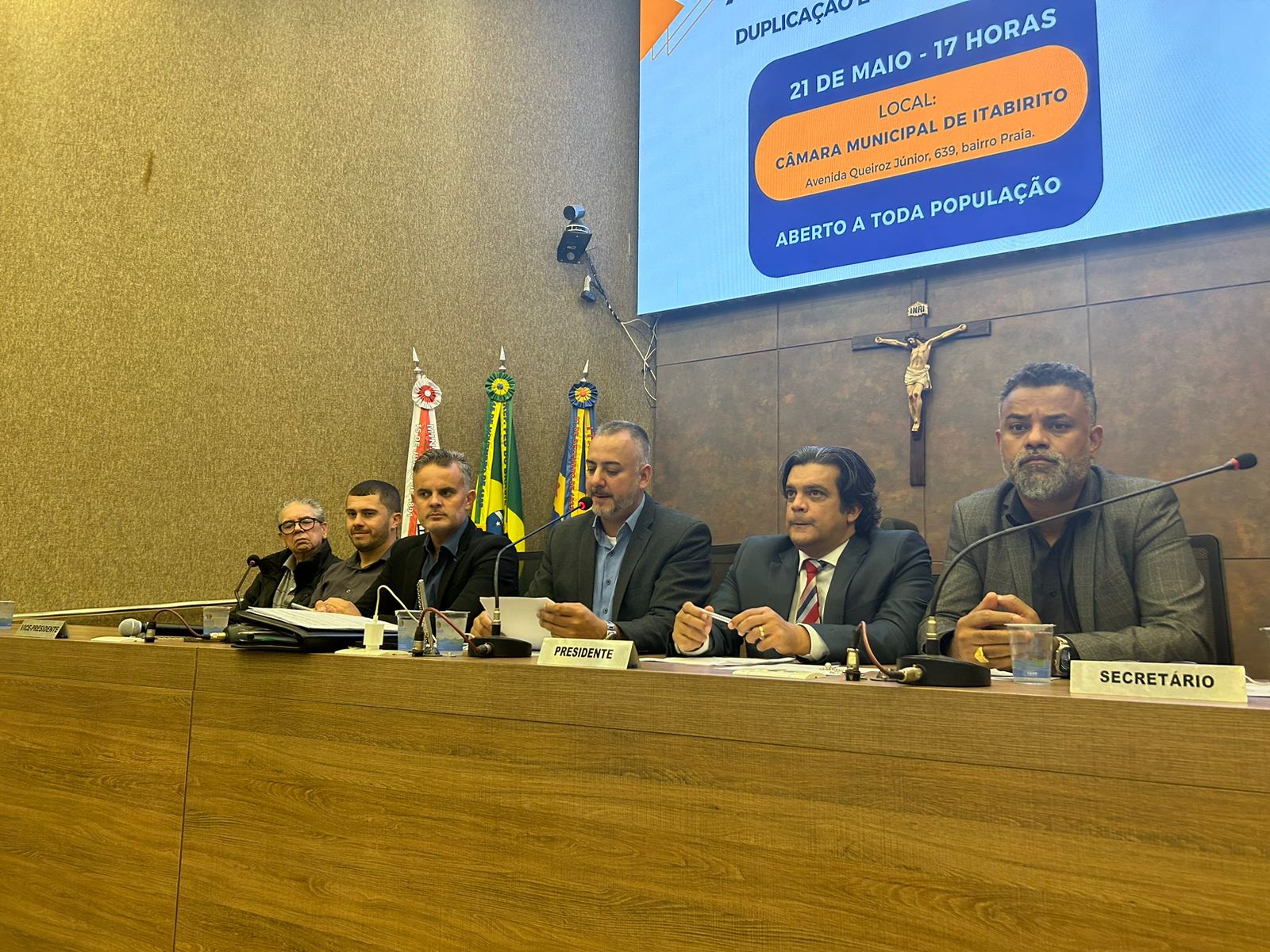 Câmara de Itabirito realiza Audiência Pública sobre sobre duplicação, sinalização e segurança na BR-356 