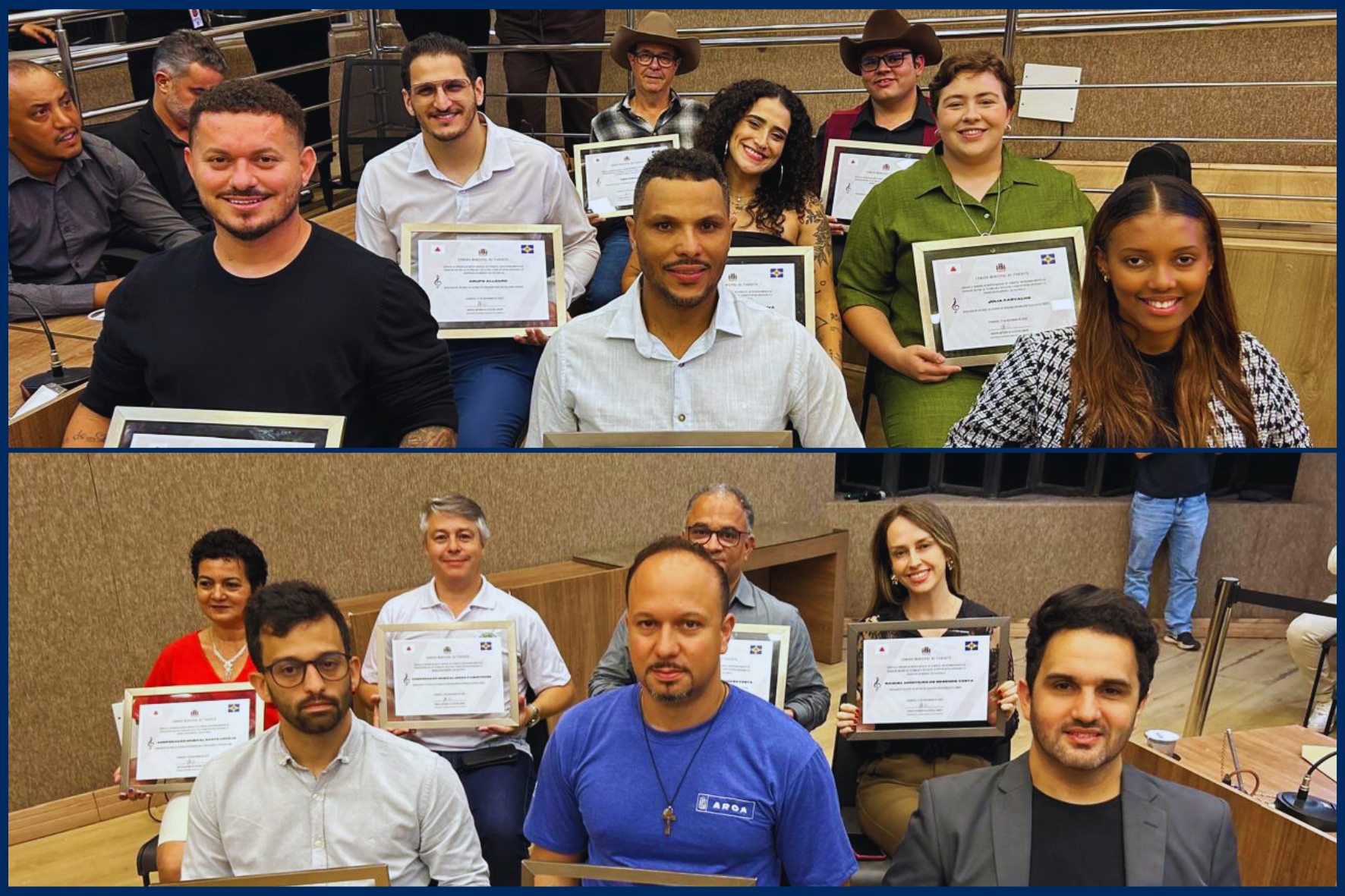 Câmara de Itabirito realiza entrega da Comenda do Mérito Musical em Sessão Solene