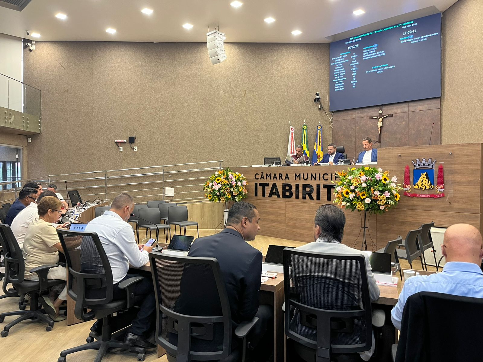 Câmara de Itabirito realiza penúltima reunião ordinária de 2025 