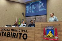 Câmara de Itabirito recebe representantes da Cemig na tribuna