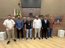 Câmara de Itabirito recebe visita do presidente da Câmara de Entre Rios de Minas