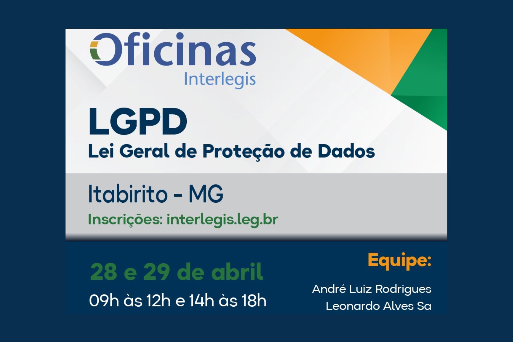 Câmara de Itabirito sediará oficina sobre proteção de dados voltada a servidores públicos