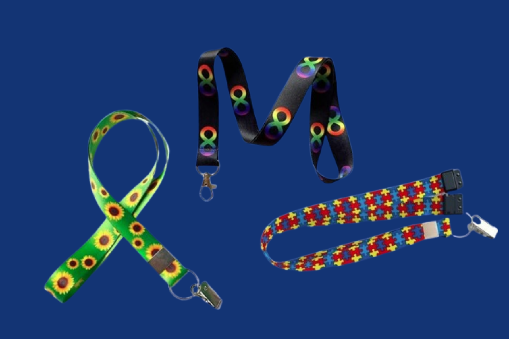 Entenda as diferenças entre os cordões de identificação das pessoas com deficiências ocultas 