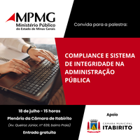 MPMG promove palestra sobre Compliance na Câmara de Itabirito