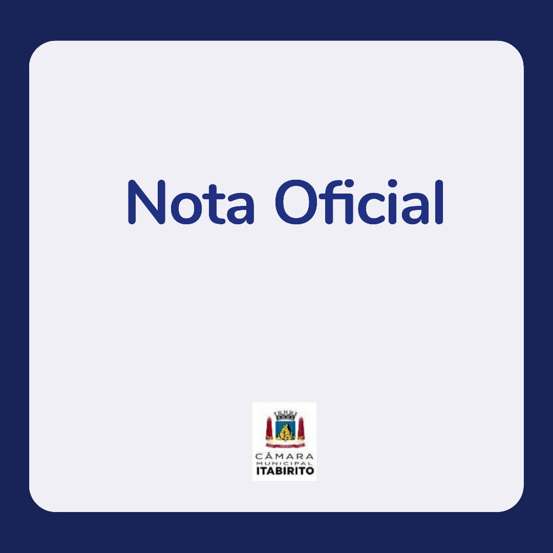 Nota Oficial