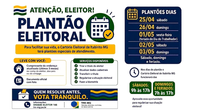 Plantão eleitoral amplia atendimento em Itabirito para regularização de títulos
